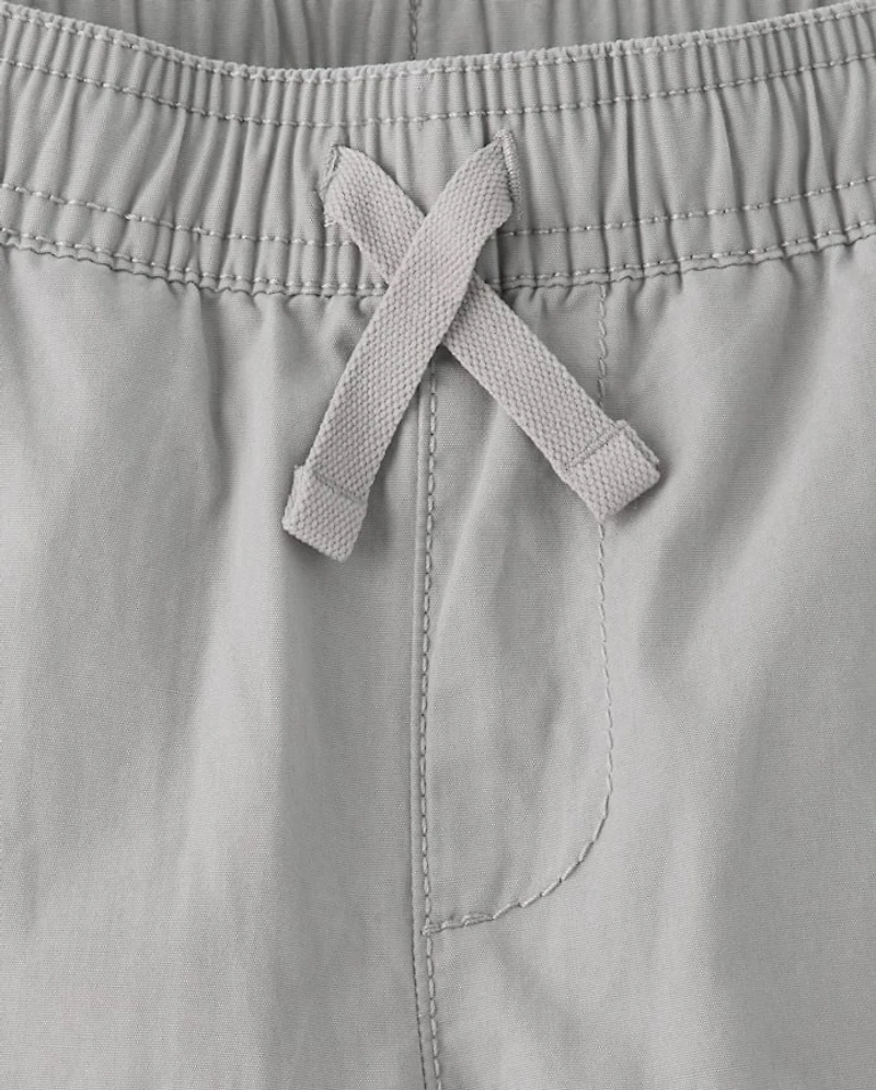 Baby And Toddler Boys Poplin Cargo Jogger Pants