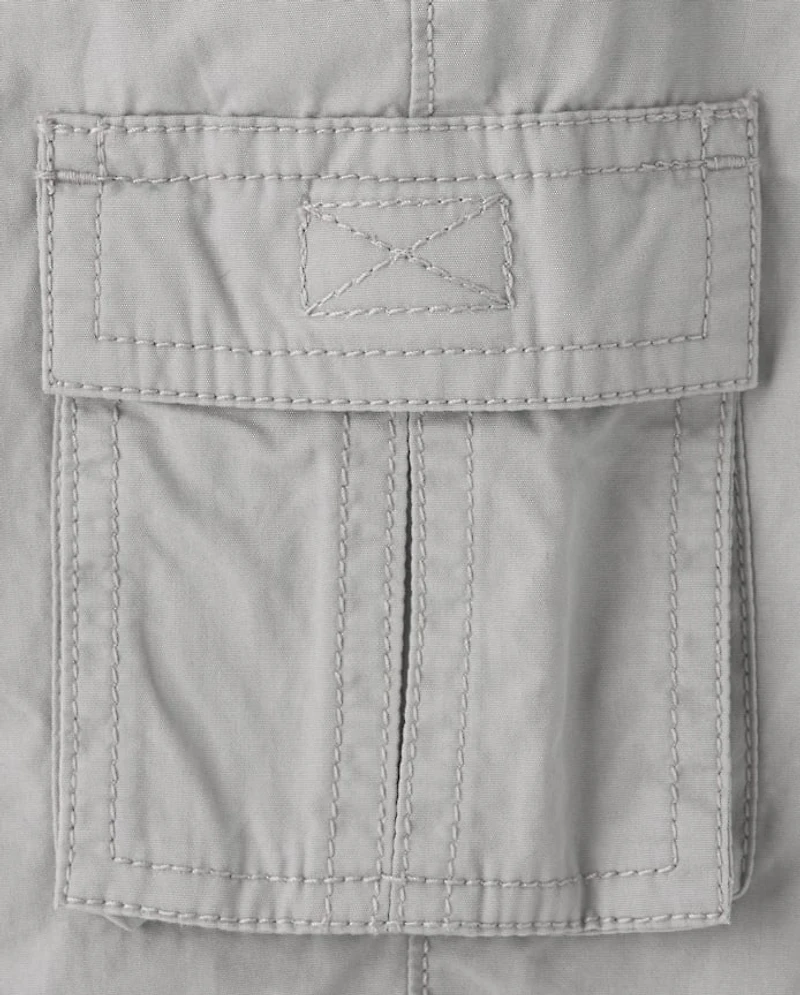 Baby And Toddler Boys Poplin Cargo Jogger Pants