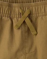 Baby And Toddler Boys Poplin Cargo Jogger Pants
