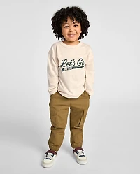 Baby And Toddler Boys Poplin Cargo Jogger Pants