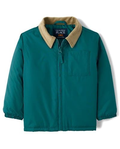 Toddler Boys Colorblock Hooded Jacket