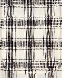 Baby And Toddler Boys Plaid Textured Poplin Button Up Shirt