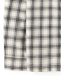 Baby And Toddler Boys Plaid Textured Poplin Button Up Shirt