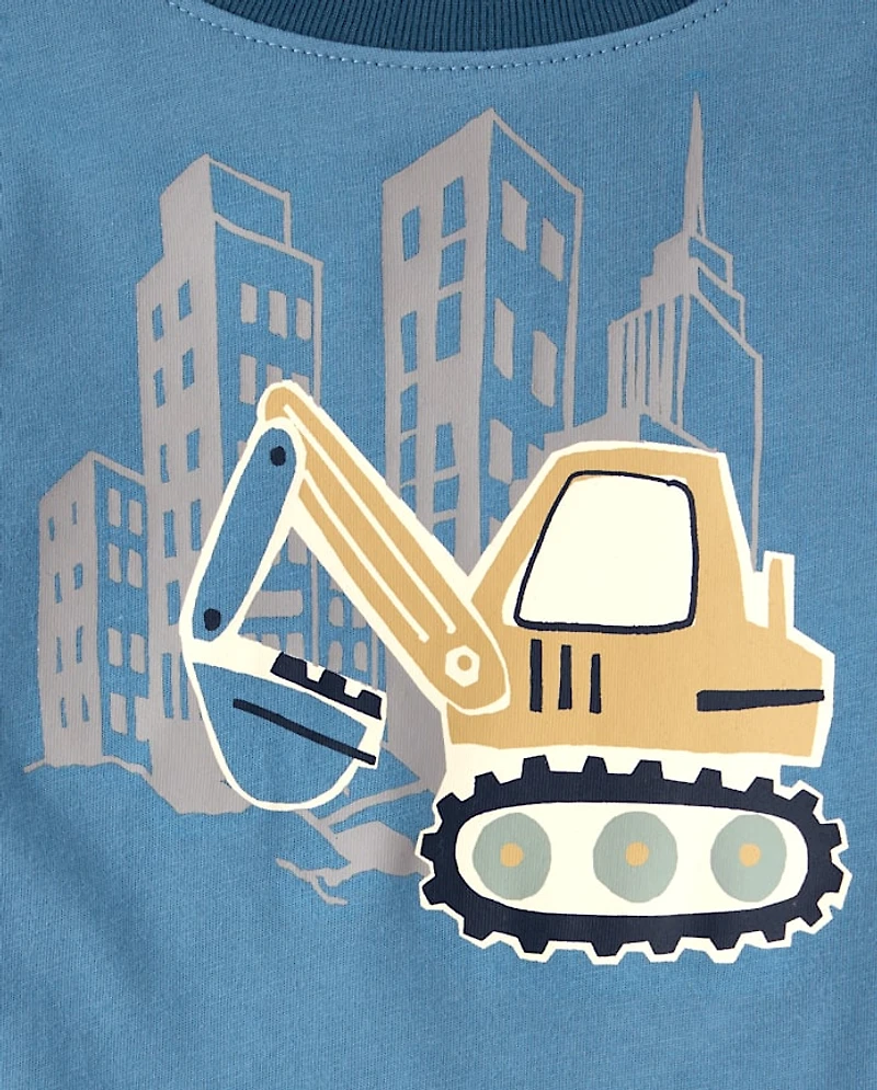 Baby And Toddler Boys Graphic Layered Top