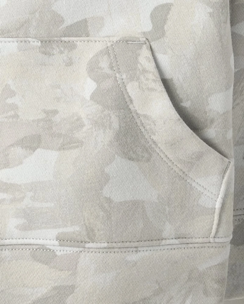Baby And Toddler Boys Camo Premium Fleece Hoodie