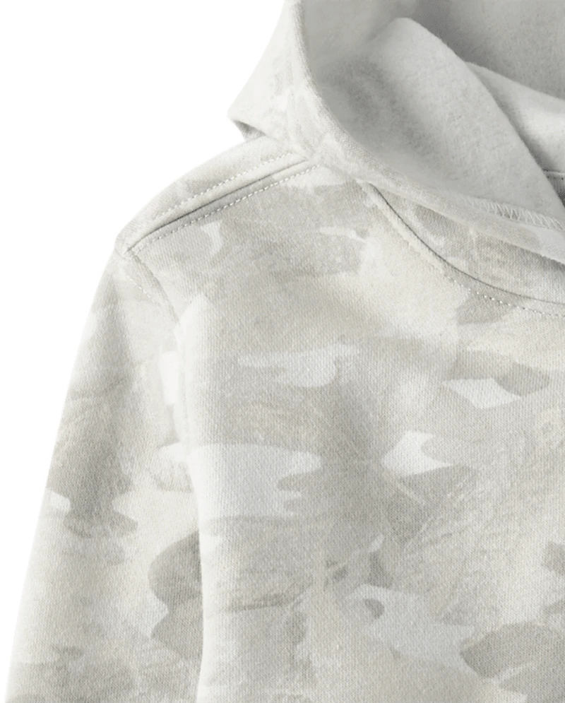 Baby And Toddler Boys Camo Premium Fleece Hoodie
