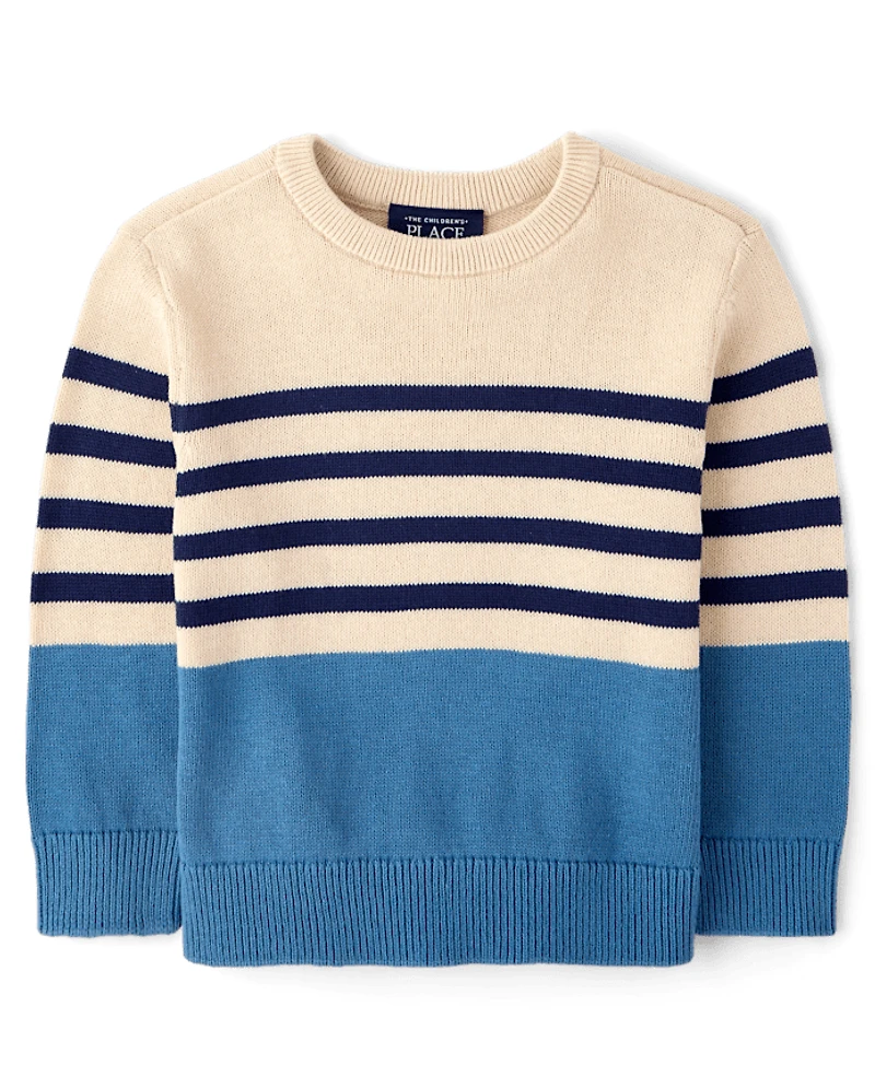 Baby And Toddler Boys Striped Sweater