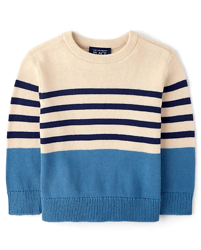 Baby And Toddler Boys Striped Sweater