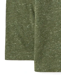 Baby And Toddler Boys Marled Henley Top