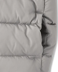 Toddler Boys Colorblock Hooded Puffer Jacket