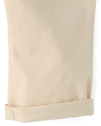 Baby And Toddler Boys Roll Cuff Pull On Chino Pants