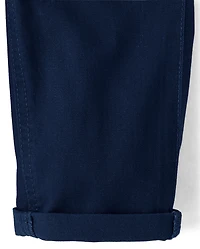 Baby And Toddler Boys Roll Cuff Pull On Chino Pants