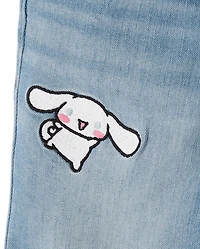 Jean évasé brodé Hello Kitty® et ses amis pour filles