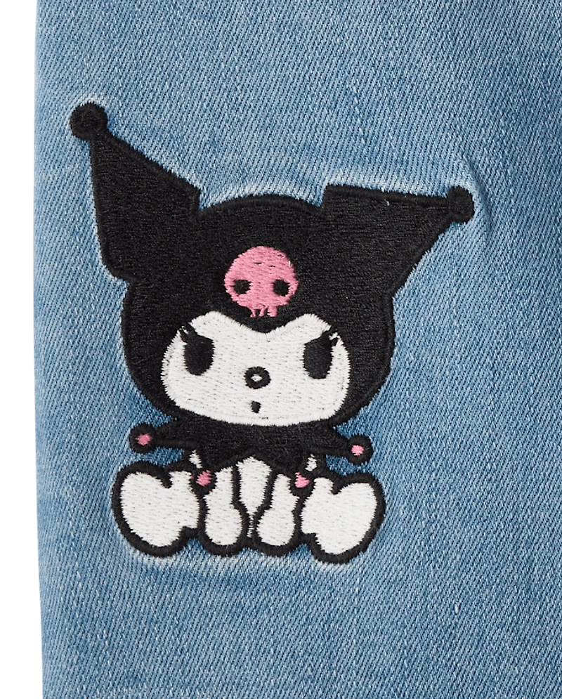 Jean évasé brodé Hello Kitty® et ses amis pour filles