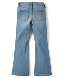 Girls Hello Kitty® And Friends Embroidered Flare Jeans