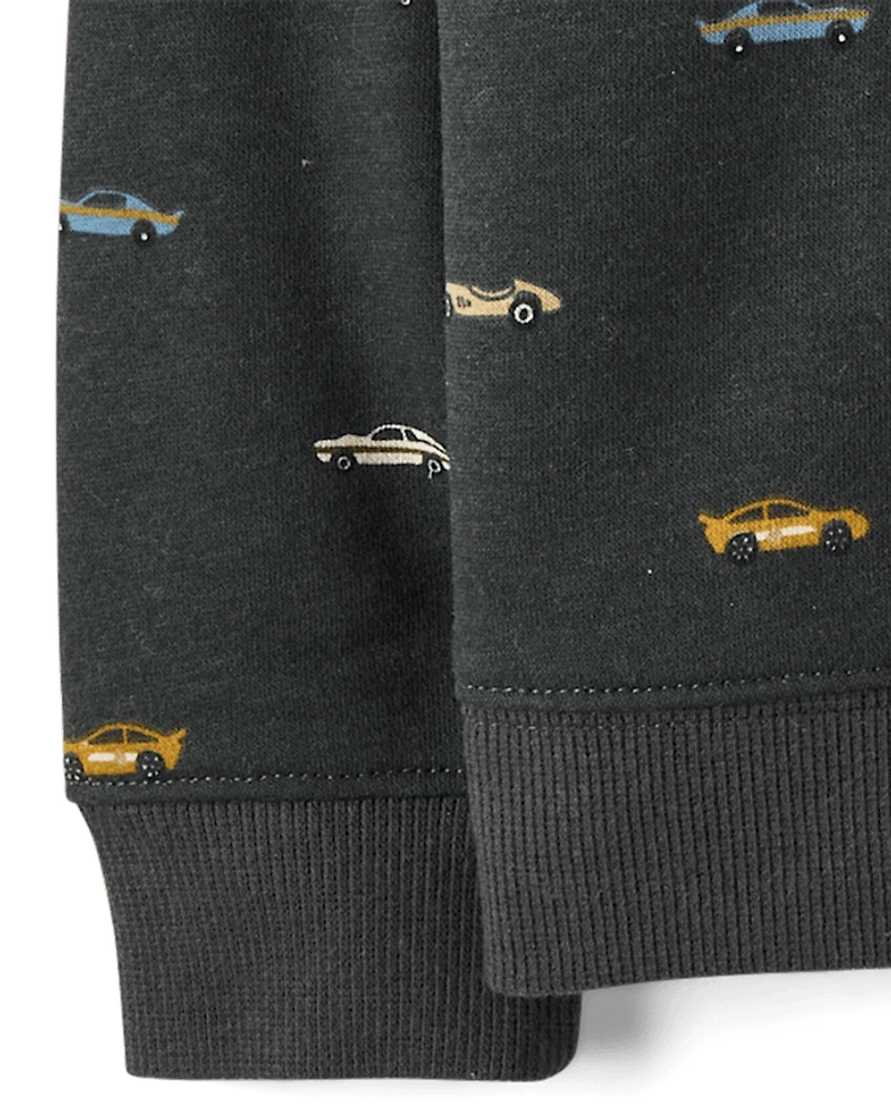 Baby And Toddler Boys Print Premium Fleece Sweatshirt