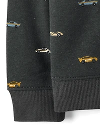 Baby And Toddler Boys Print Premium Fleece Sweatshirt