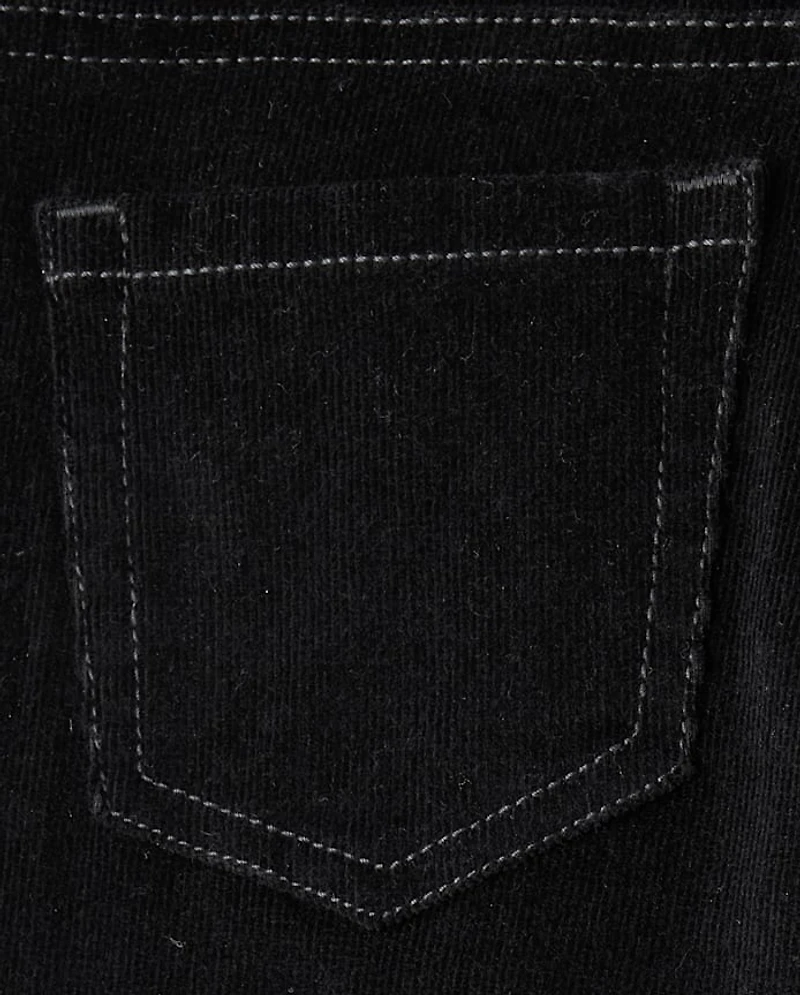 Girls Low Rise Corduroy Bootcut Pants