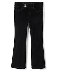 Girls Low Rise Corduroy Bootcut Pants
