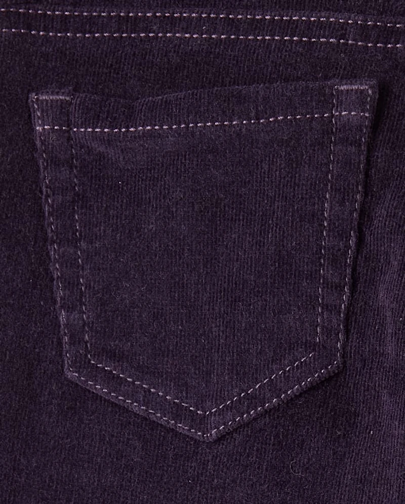 Girls Low Rise Corduroy Bootcut Pants