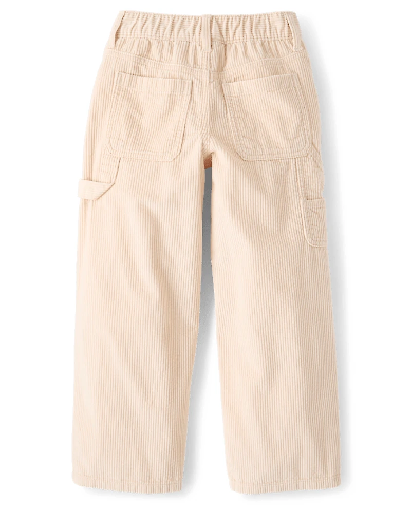Girls Pull On Baggy Corduroy Pants