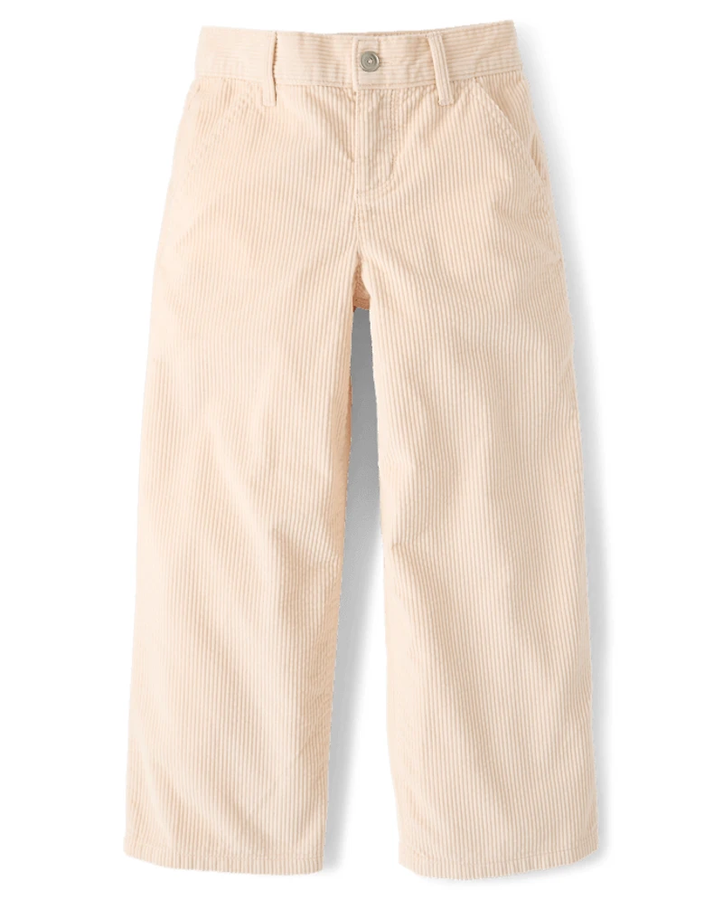 Girls Pull On Baggy Corduroy Pants