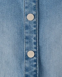 Girls Denim Shift Dress