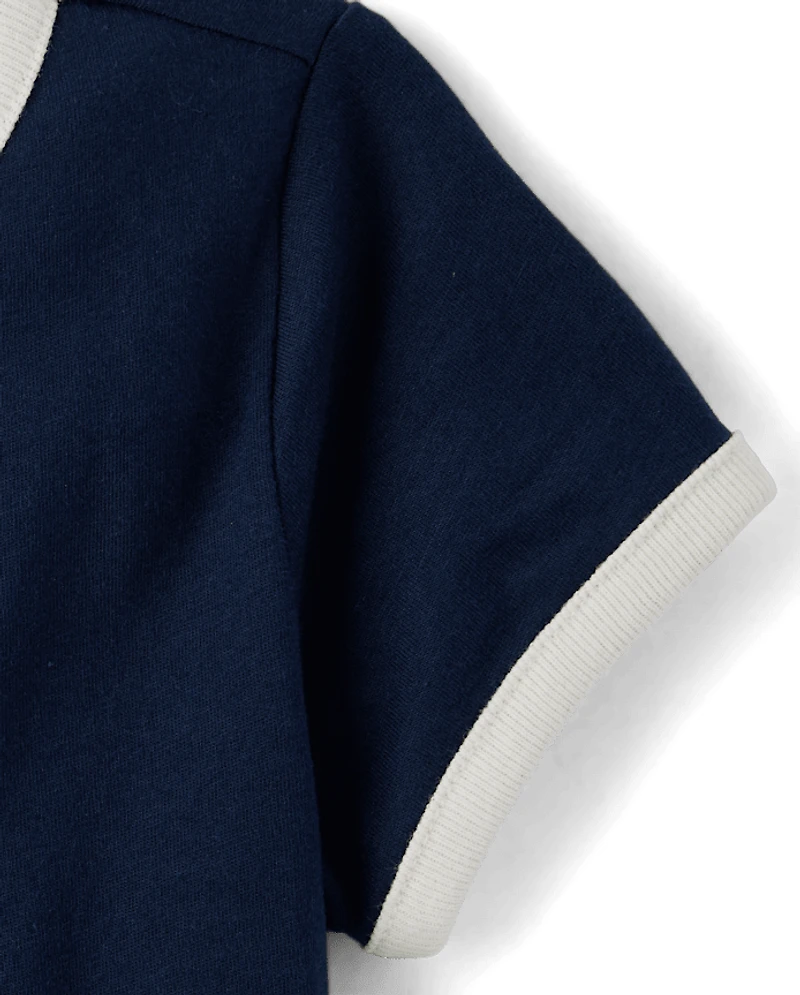 Girls Bear Ringer Dress