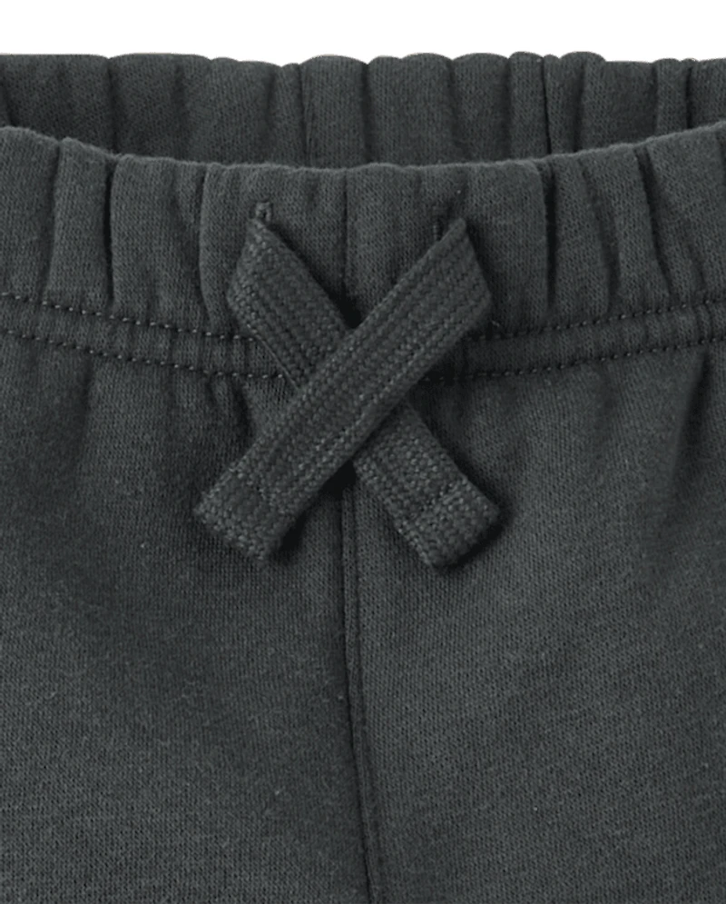 Baby And Toddler Boys Racing Premium Fleece Jogger Pants