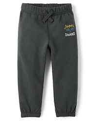 Baby And Toddler Boys Racing Premium Fleece Jogger Pants