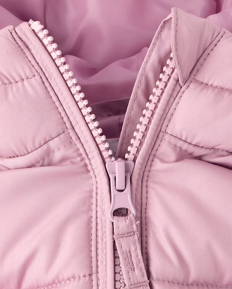 Toddler Girls Hooded Puffer Jacket