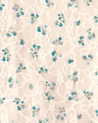 Girls Floral Lace Peplum Top