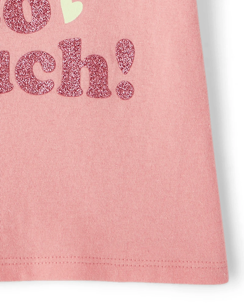 Baby And Toddler Girls Love Daddy Graphic Tee