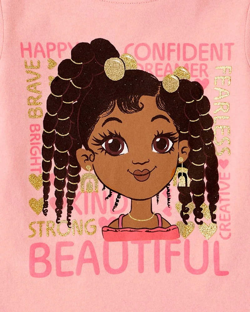 Baby And Toddler Girls Girl Graphic Tee