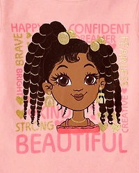 Baby And Toddler Girls Girl Graphic Tee