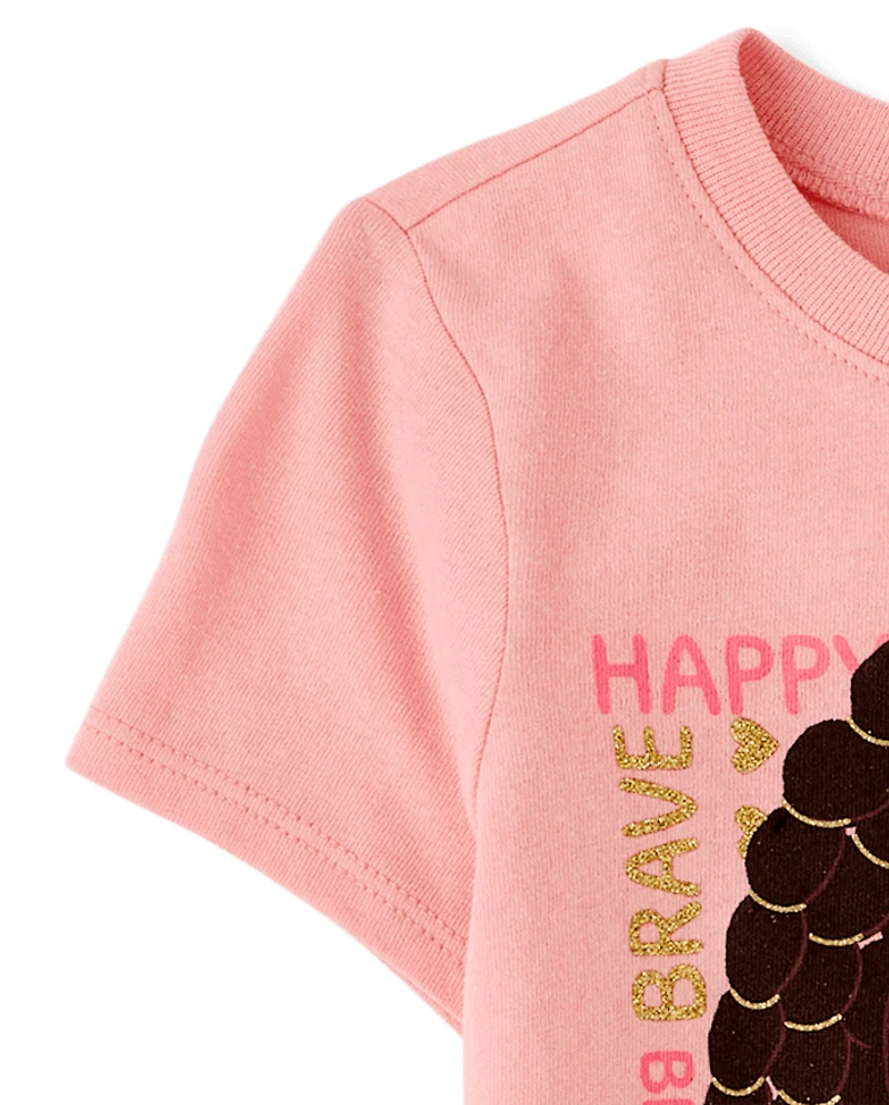 Baby And Toddler Girls Girl Graphic Tee