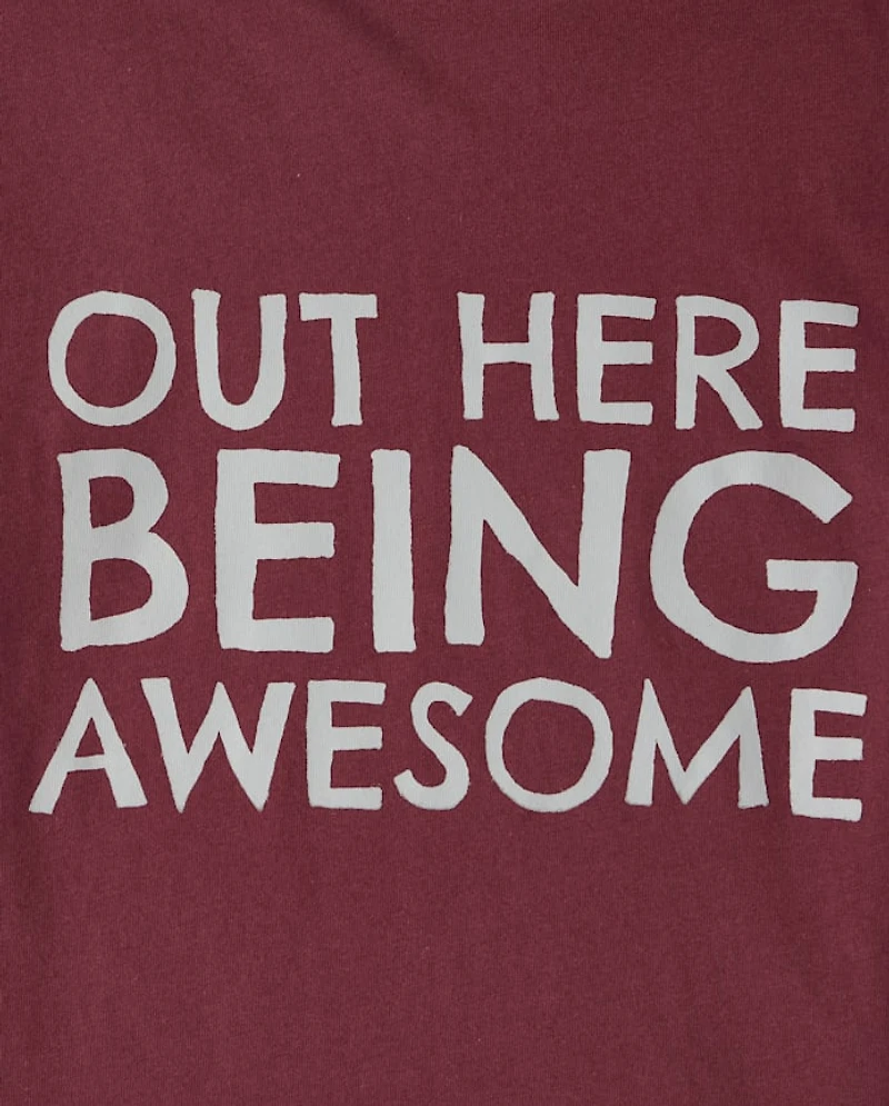 Boys Out Here Being Awesome Graphic Tee