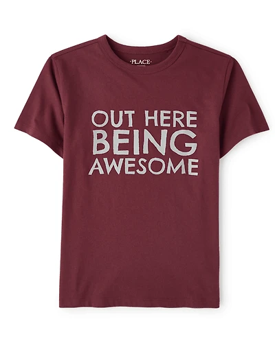 Boys Out Here Being Awesome Graphic Tee
