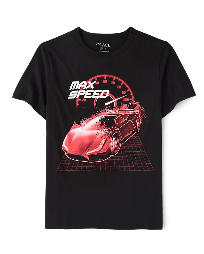 Boys Speed Freak Racecar Graphic Tee
