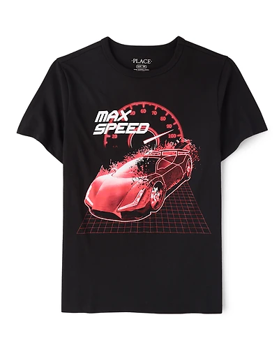 Boys Speed Freak Racecar Graphic Tee