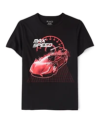 Boys Speed Freak Racecar Graphic Tee