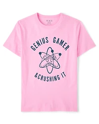 Boys Genius Gamer Graphic Tee