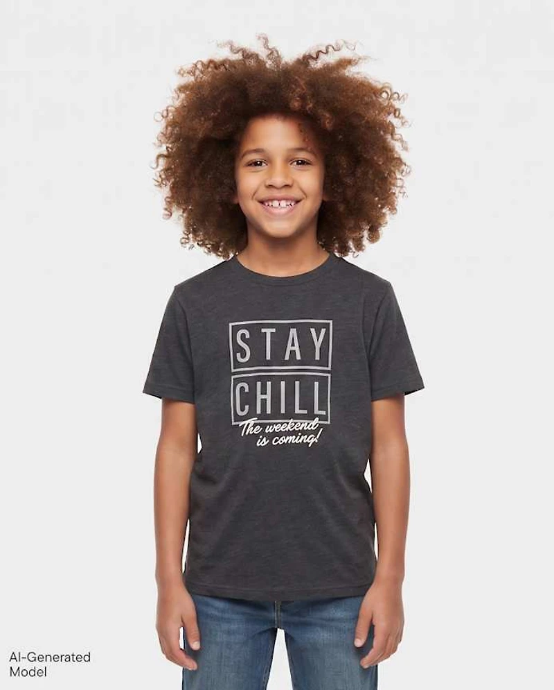 Boys Stay Chill Graphic Tee