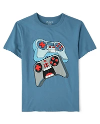 Boys Video Game Controllers Graphic Tee