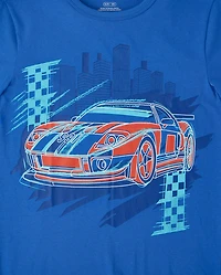 Boys Racecar Graphic Tee