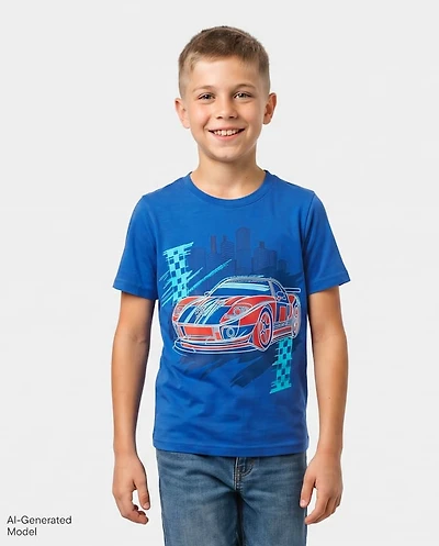 Boys Racecar Graphic Tee