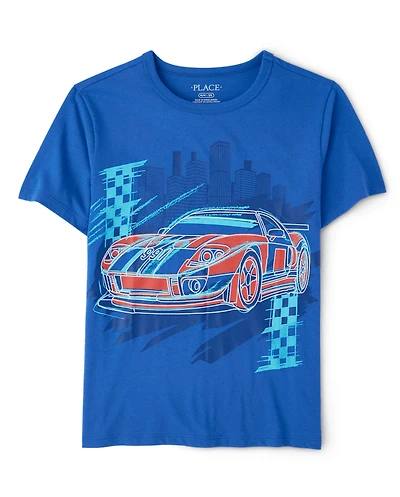 Boys Racecar Graphic Tee