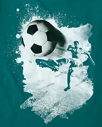 Boys Soccer Graphic Tee