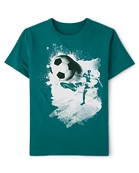 Boys Soccer Graphic Tee