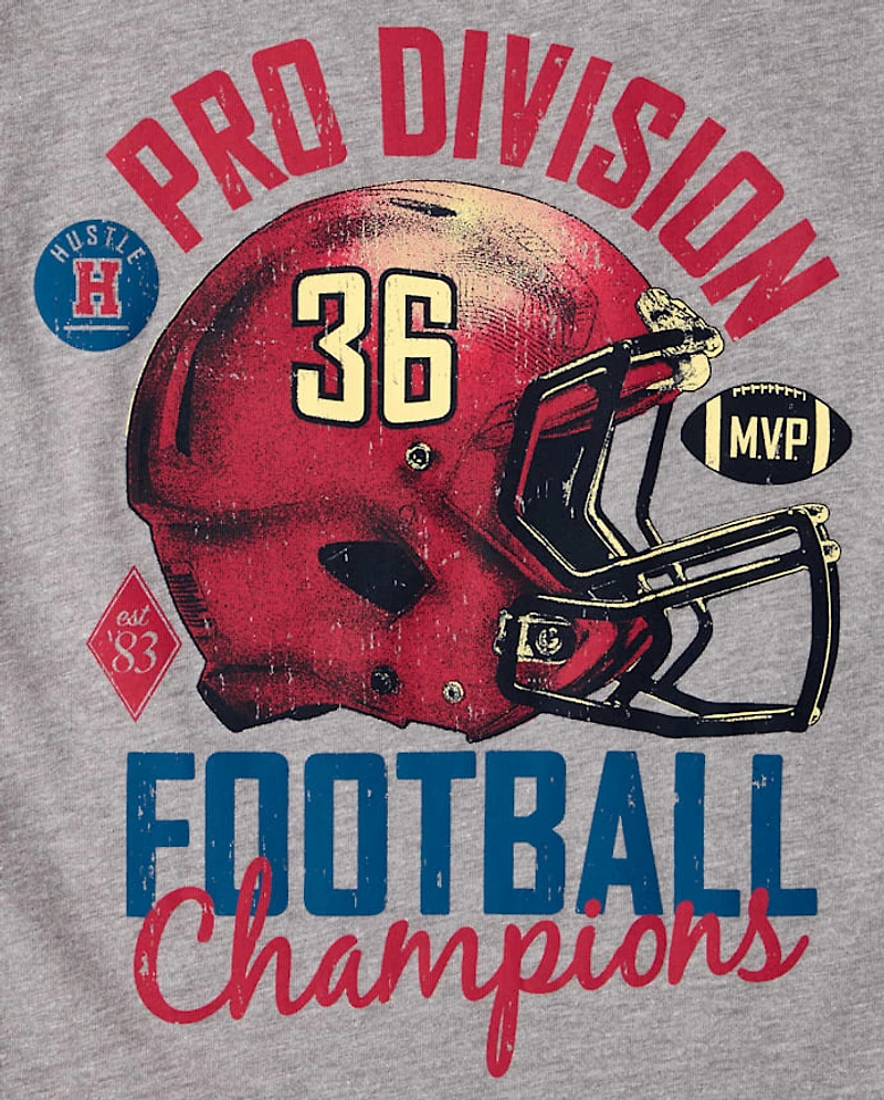 Boys Football Champions Graphic Tee